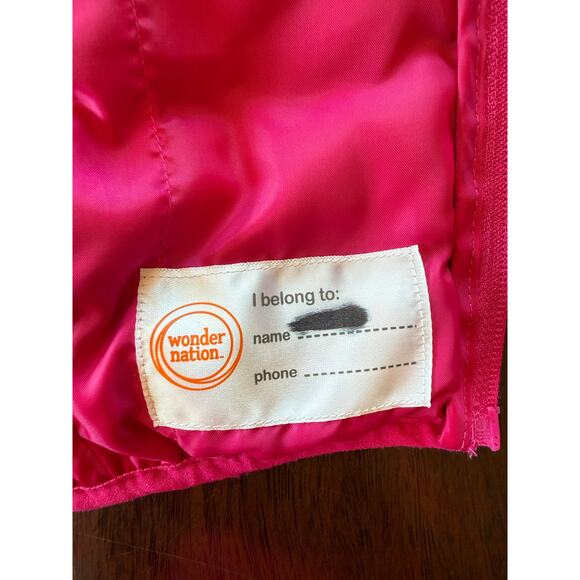 Girls Wonder Nation Lightweight Puffer Jacket Size 12 Months - Picture 9 of 9